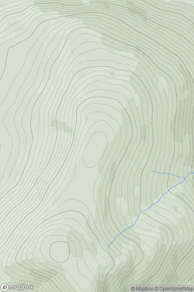 Thumbnail image for White Hill [Carrick and Galloway] showing contour plot for surrounding peak